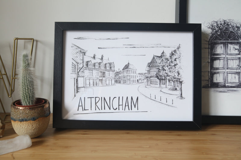 Altrincham Skyline Print by Christopher Walster