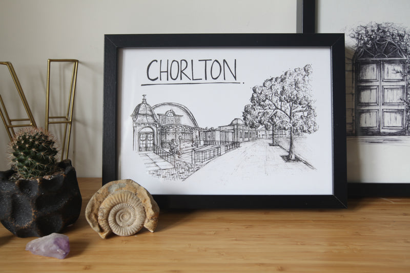 Chorlton Skyline Print by Christopher Walster