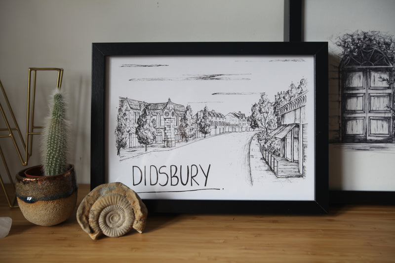 Didsbury Skyline Print by Christopher Walster