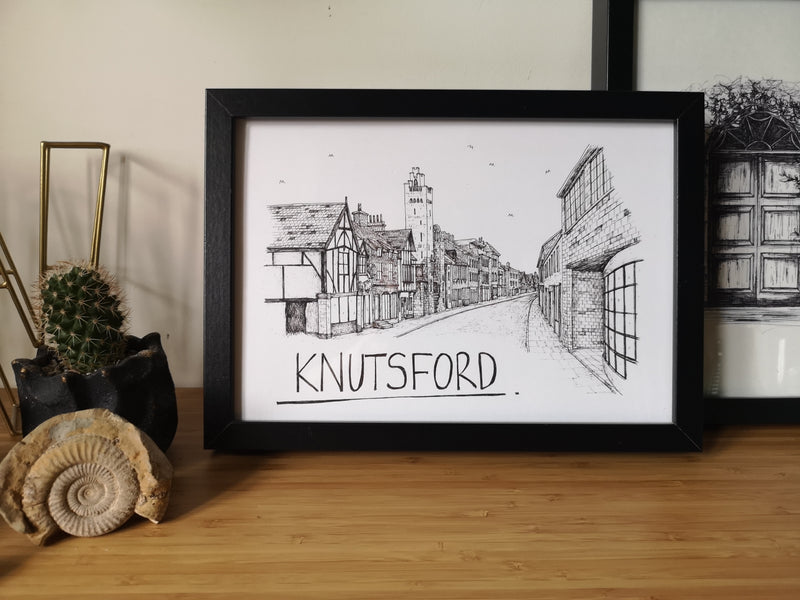 Knutsford Skyline Print by Christopher Walster