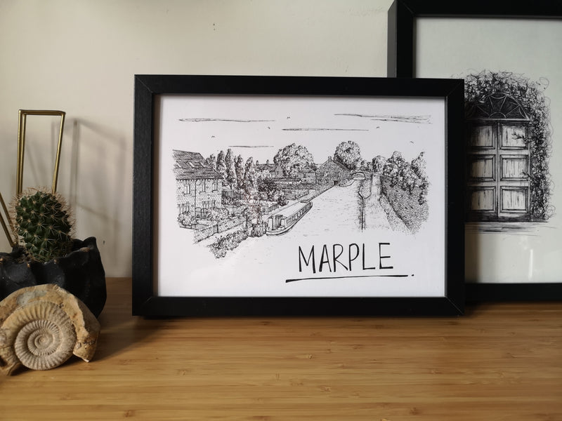 Marple Skyline Print by Christopher Walster