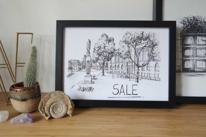 Sale Skyline Print by Christopher Walster